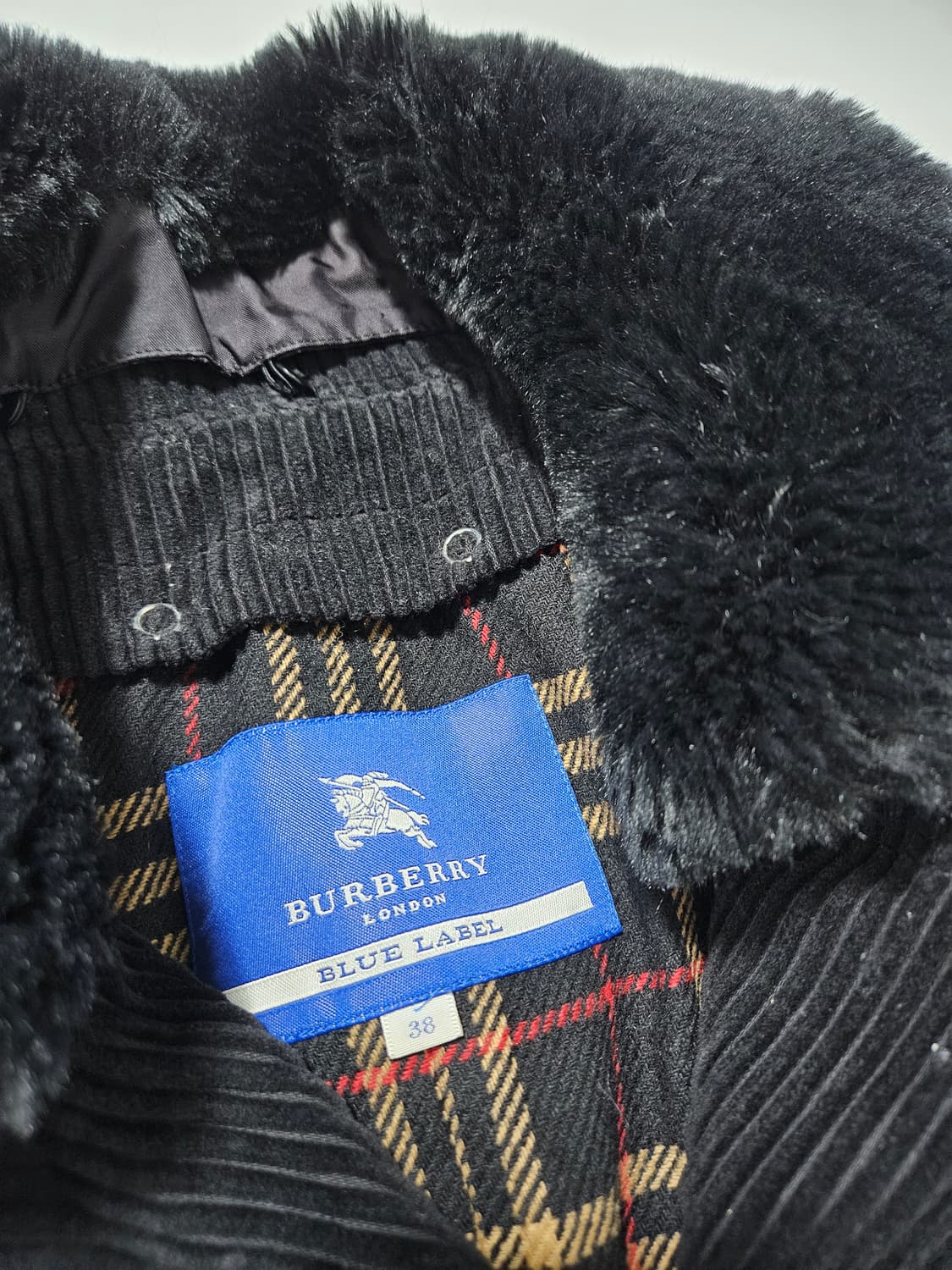 버버리 블루라벨 코듀로이 코트[38] 상품이미지3