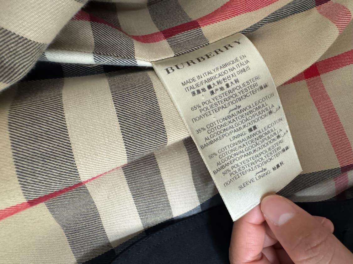 버버리 트렌치코트 uk 2 size 상품이미지5