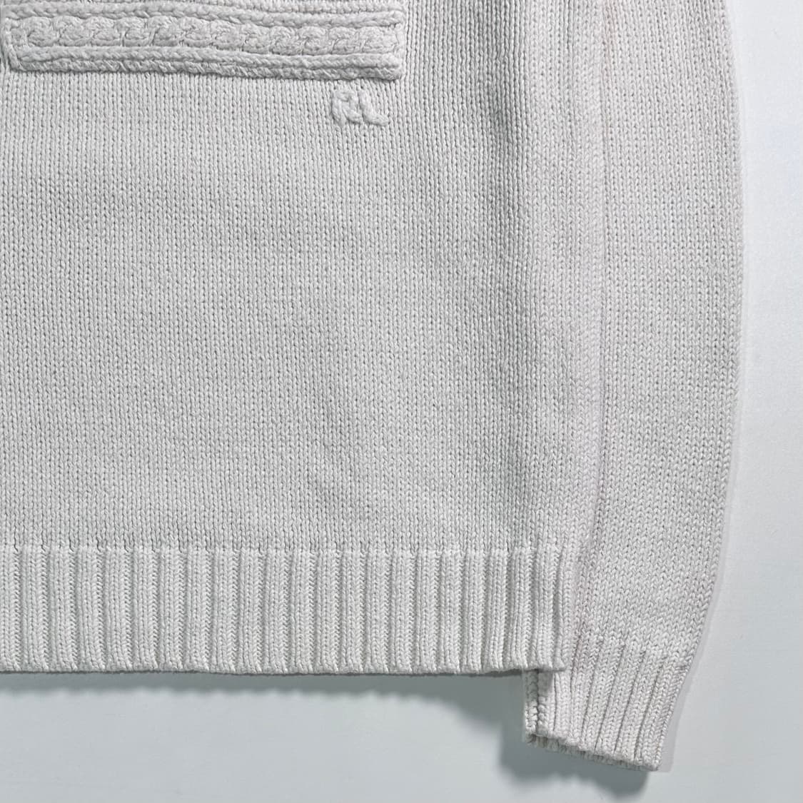 폴로 랄프로렌 코튼 화이트 성조기 니트 상품이미지5