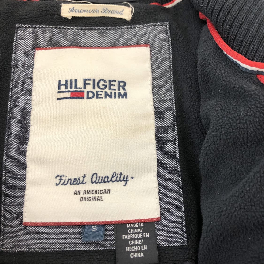 타미힐피거 자수로고 퀄팅점퍼 S 상품이미지5