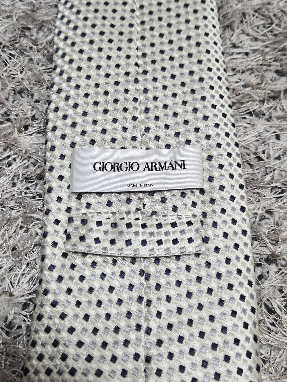 조르지오아르마니 도트 패턴 넥타이 Free - N52 상품이미지4