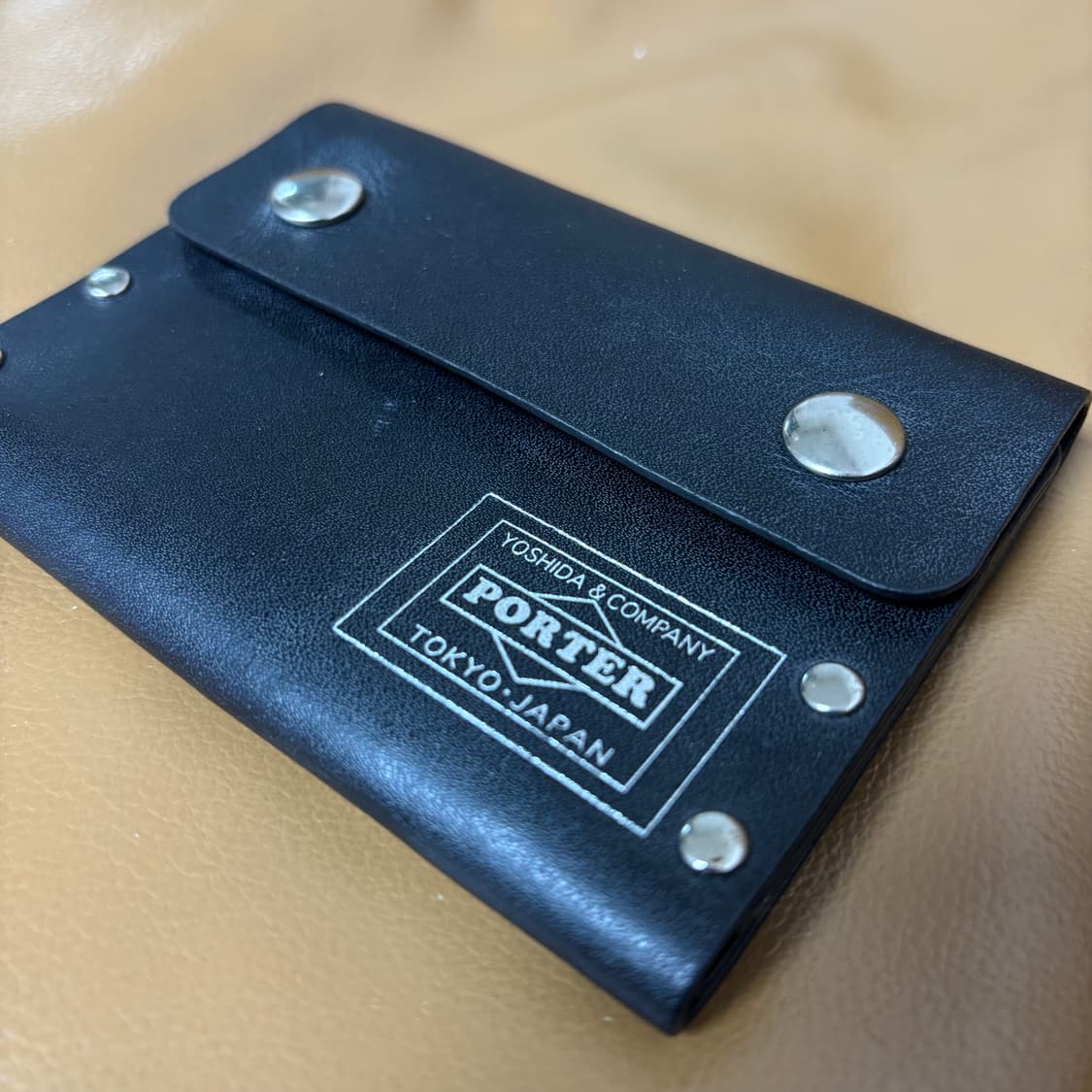 PORTER 포터 스터드 레더 월렛 지갑 블랙 상품이미지3