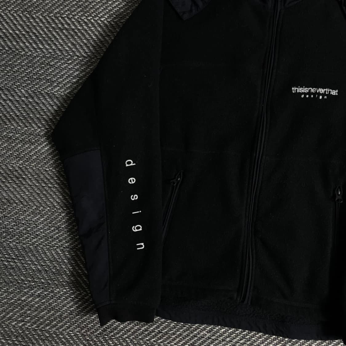 디스이즈네버댓 스펠 빅로고 후드 플리스 자켓o 4409 상품이미지3