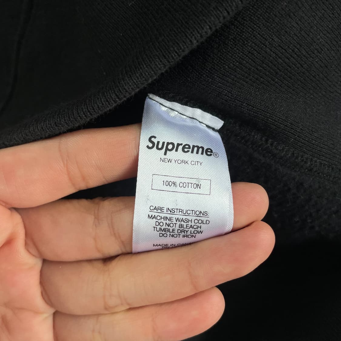 Supreme  슈프림 17fw 브러쉬 블랙 후드티 상품이미지5