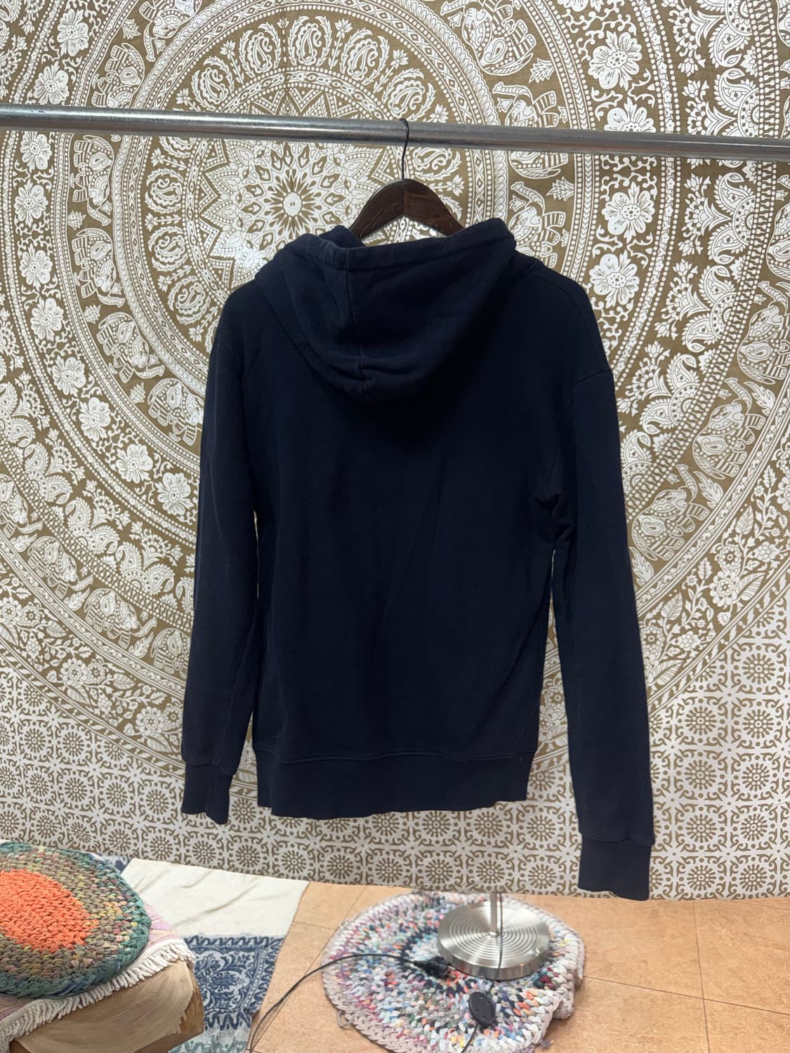 챔피온 빅로고 네이비 후드티 상품이미지6