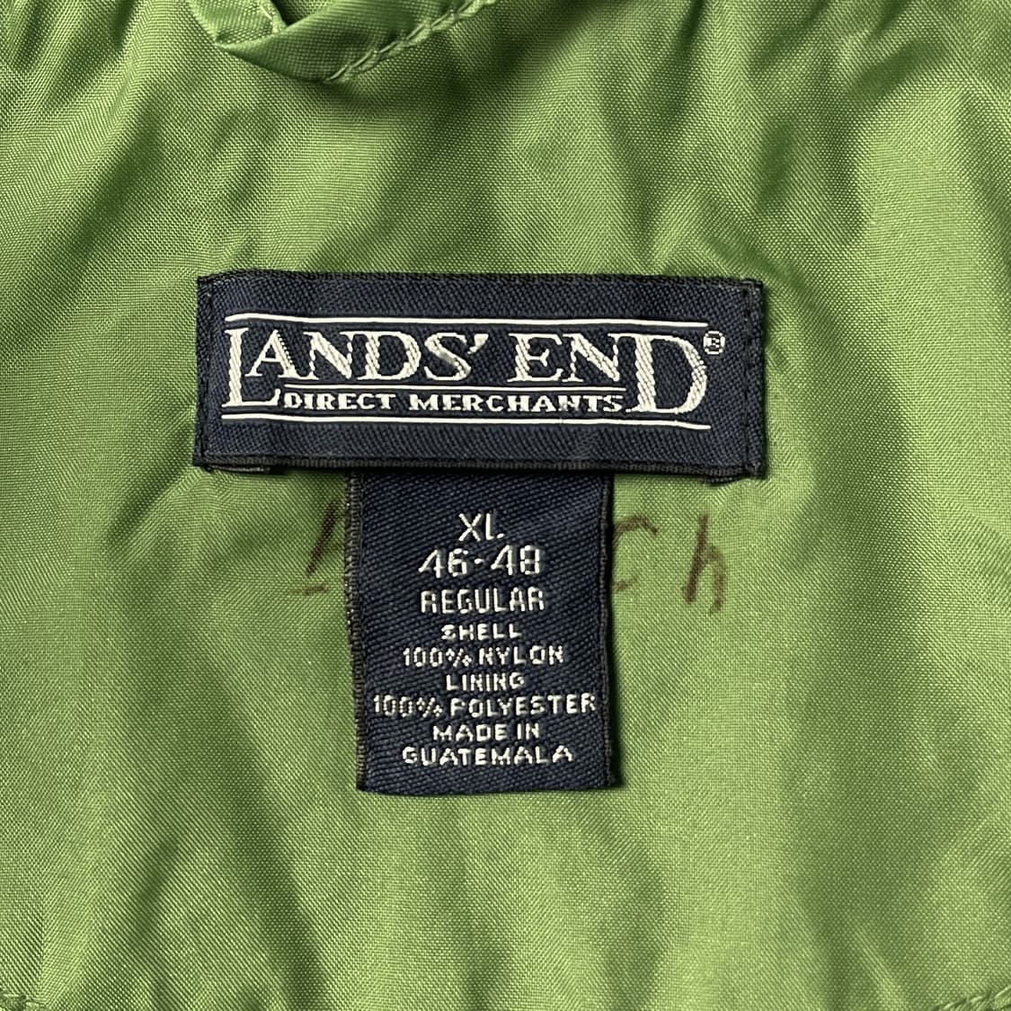 LANDS' END 빈티지 그린 후드 윈드브레이커 A00557 상품이미지10