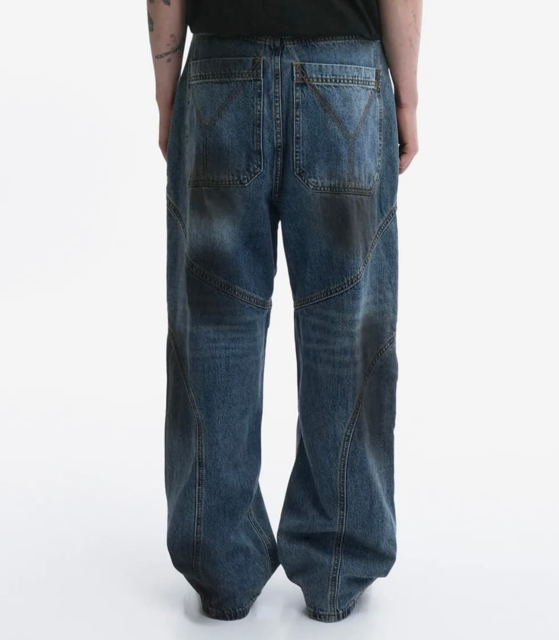 DIRTY WASHED BIKER JEANS-BLUE 상품이미지2