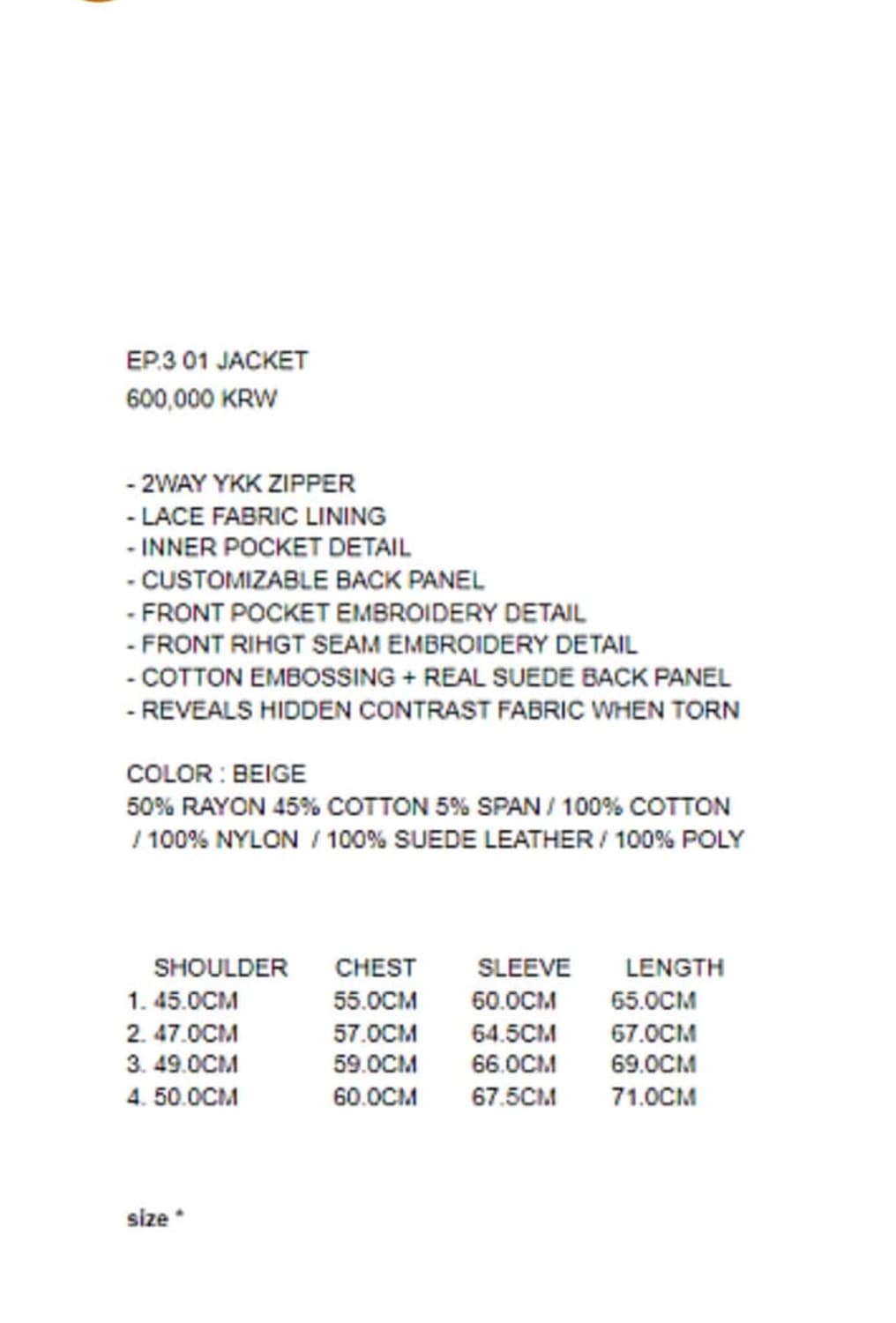 엑슬림 xlim ep3 01 jacket black (1) 상품이미지8