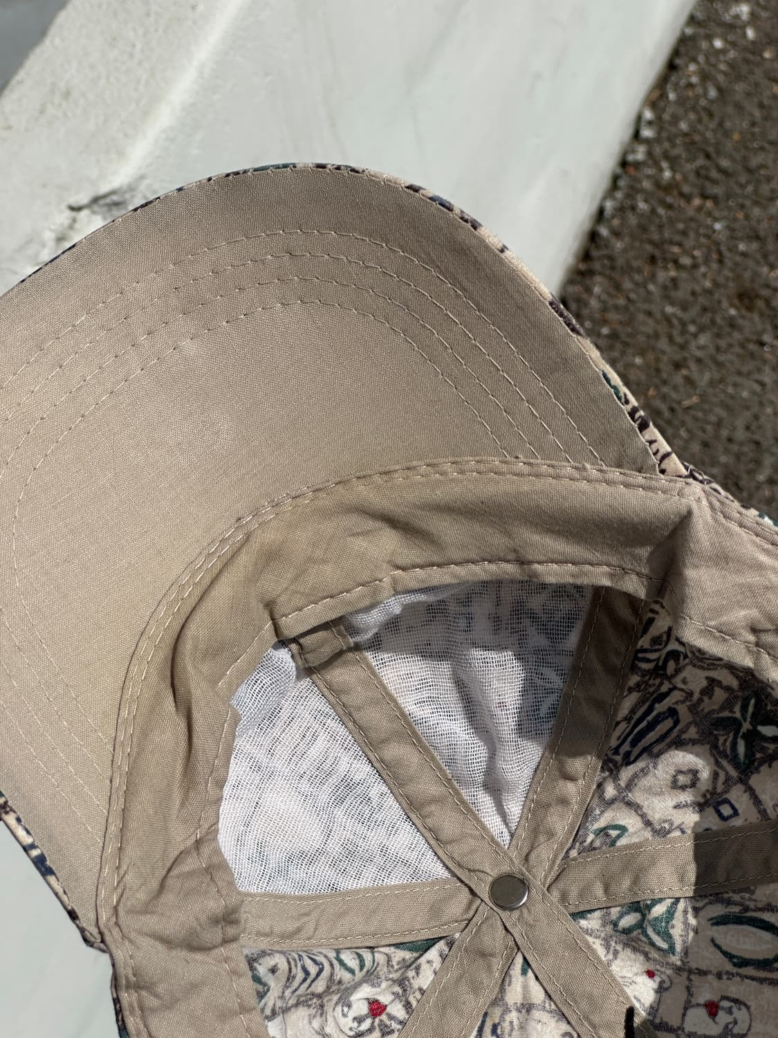 [M] BIG DOGS 패턴 빈티지 볼캡 모자 상품이미지5