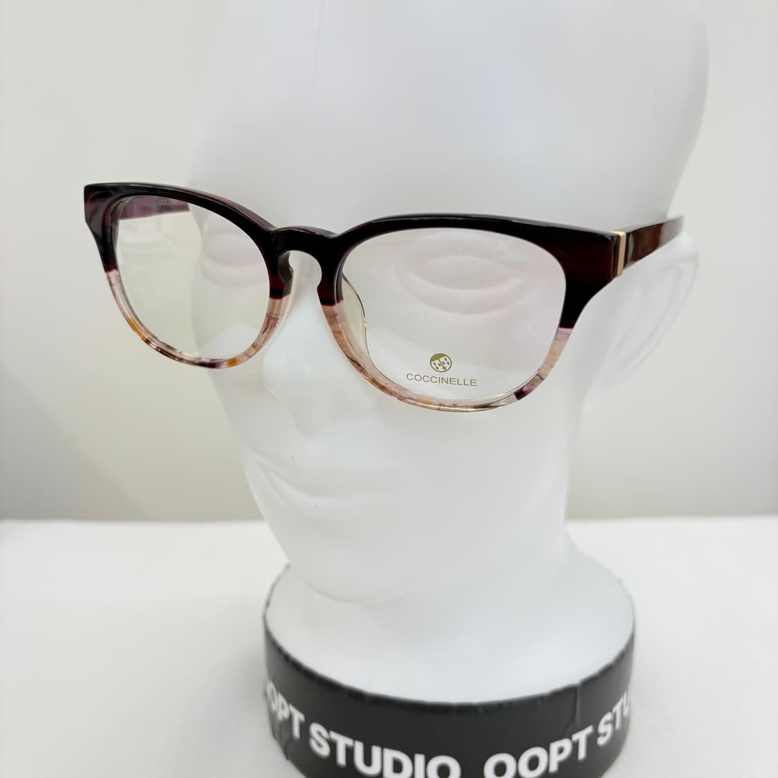 COCCINELLE 코치넬리 레드브라운 투톤 뿔테 상품이미지5