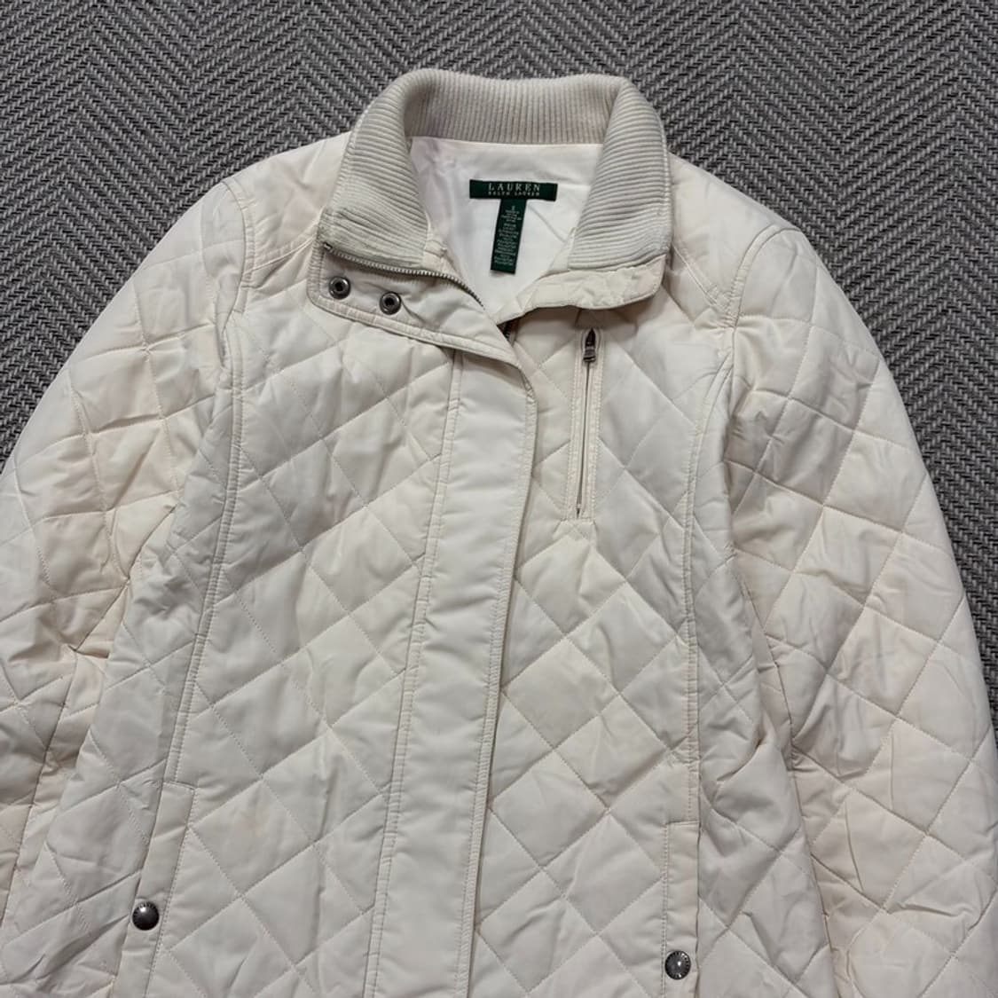 로렌 랄프로렌 큍팅 롱 자켓 v1962 상품이미지3