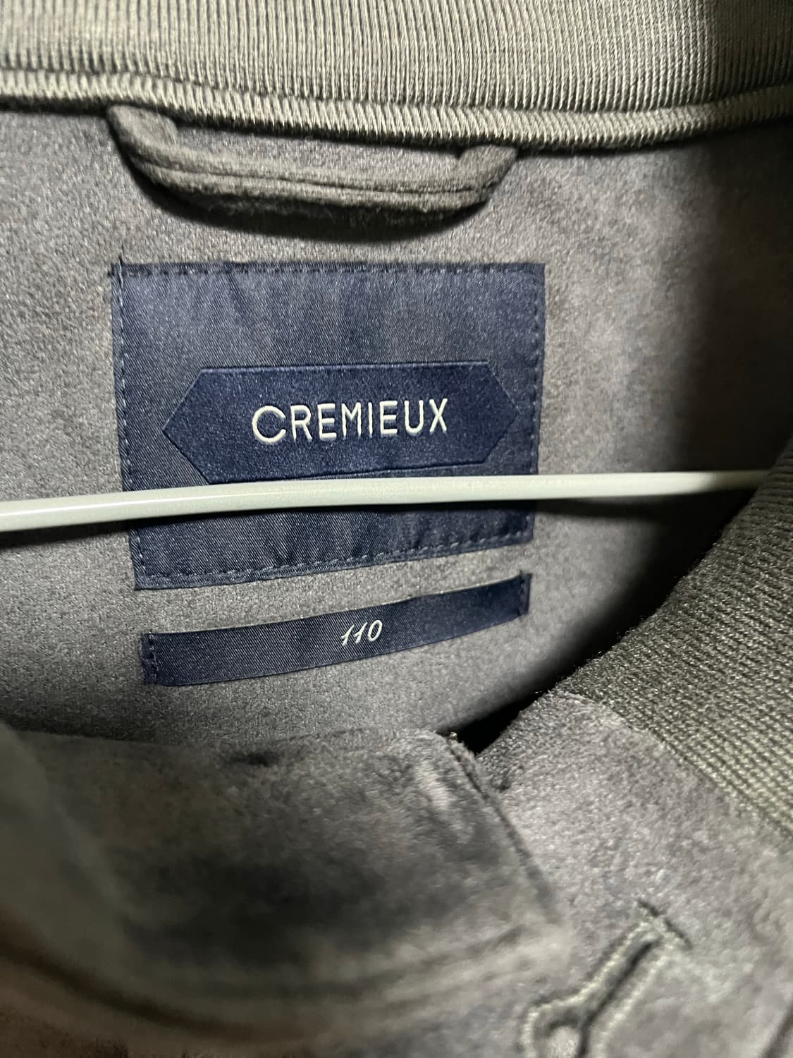 크레뮤(cremieux) 스웨이드 블루종 자켓 상품이미지5