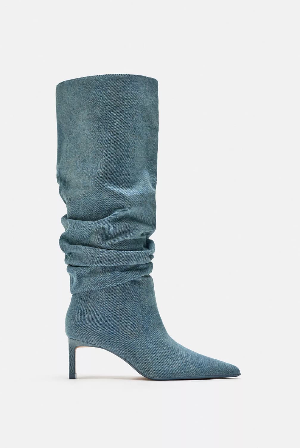 자라 셔링 데님 부츠 상품이미지1