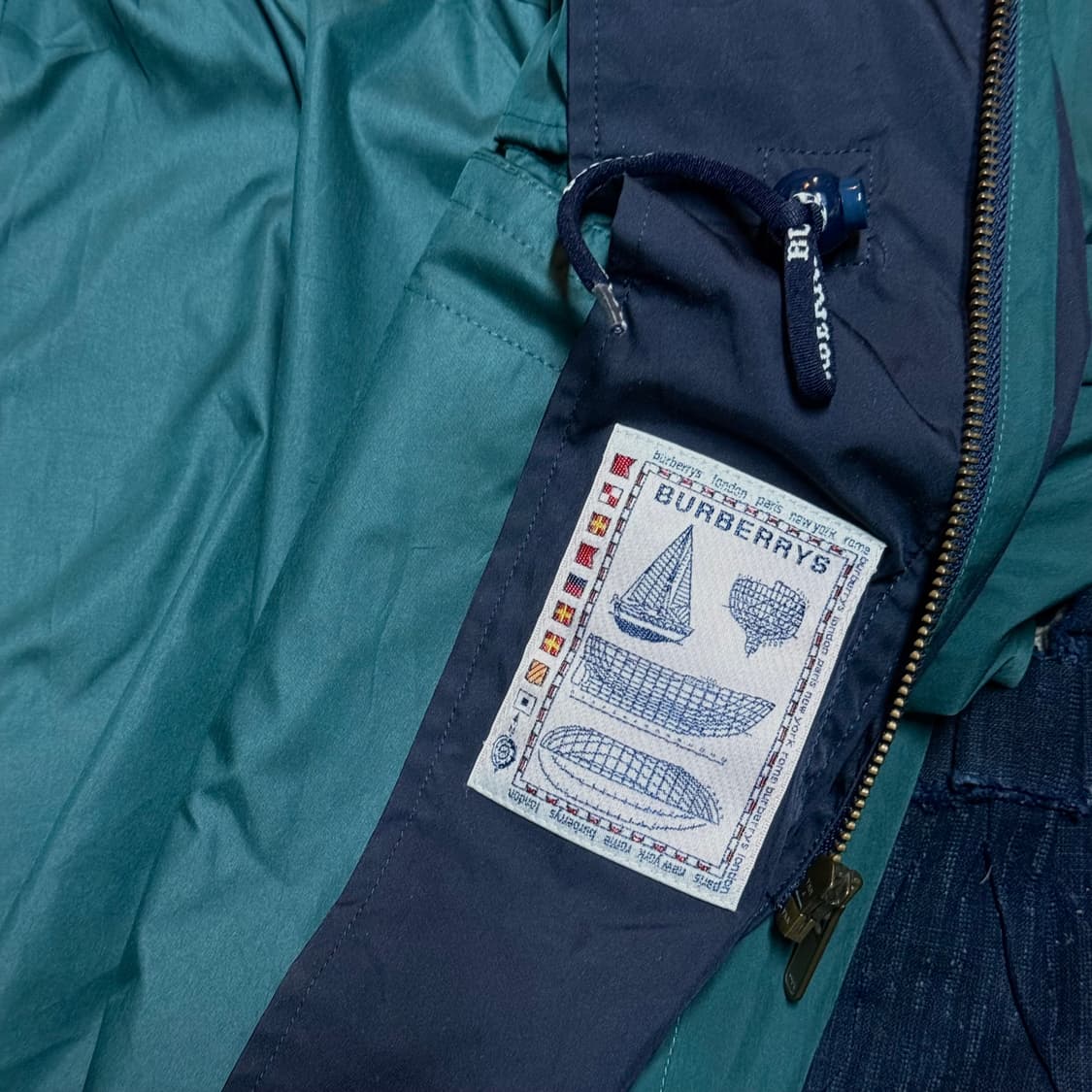 90‘s 버버리 세일링 자켓 M 상품이미지5