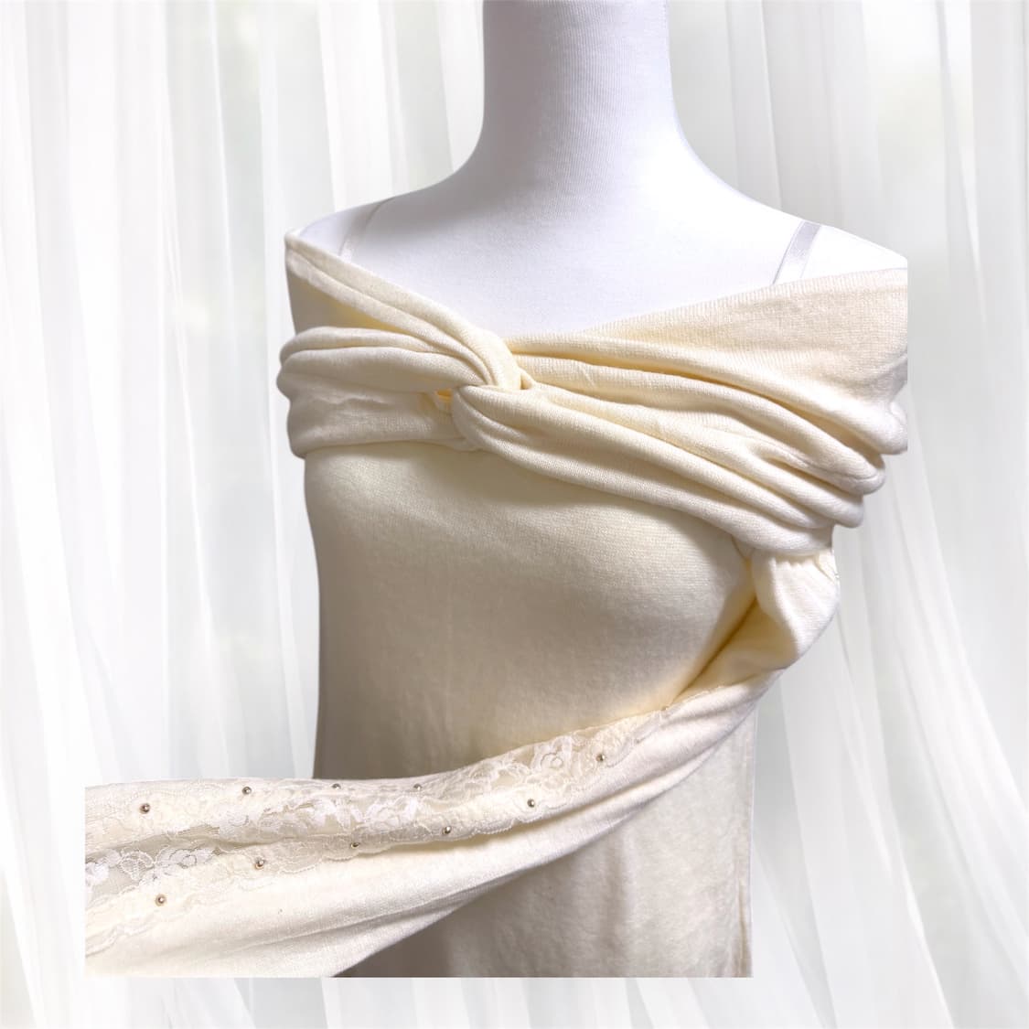 세실맥비 오네갸루 히메갸루 오프숄더 니트 상품이미지1