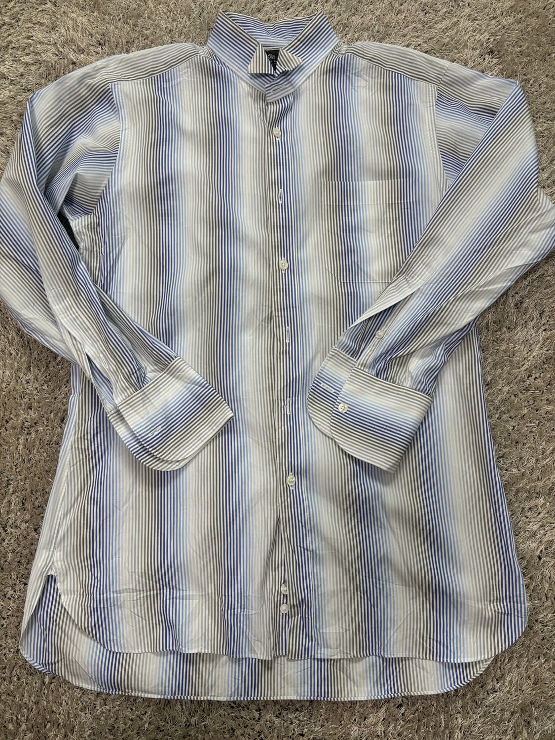 일본판 CHESTER BARRIE 스트라이프 셔츠 사이즈 100 상품이미지1