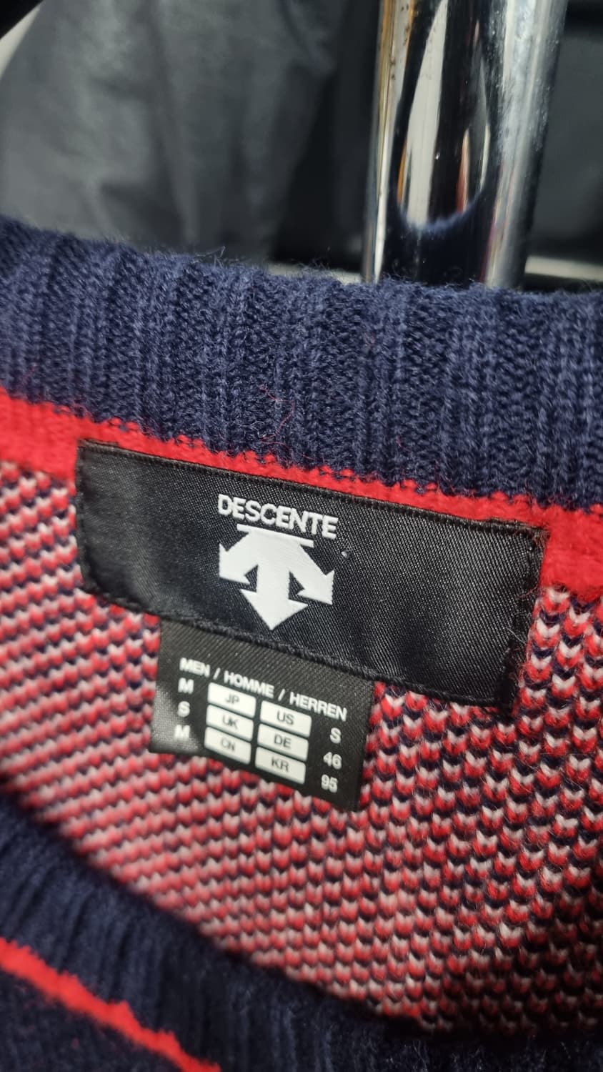DESCENTE) 데상트 남성니트(울) 95~100(가슴단면55) 상태굿 상품이미지2