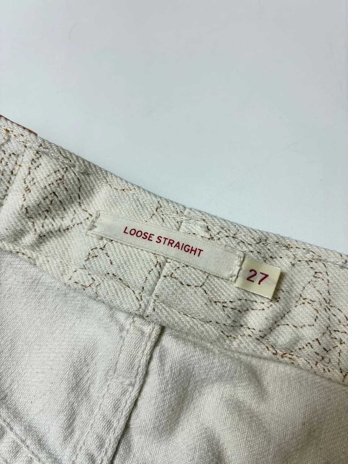 리바이스 x 가니 루즈 스트레이트 패턴 데님 팬츠 PN8524 상품이미지6