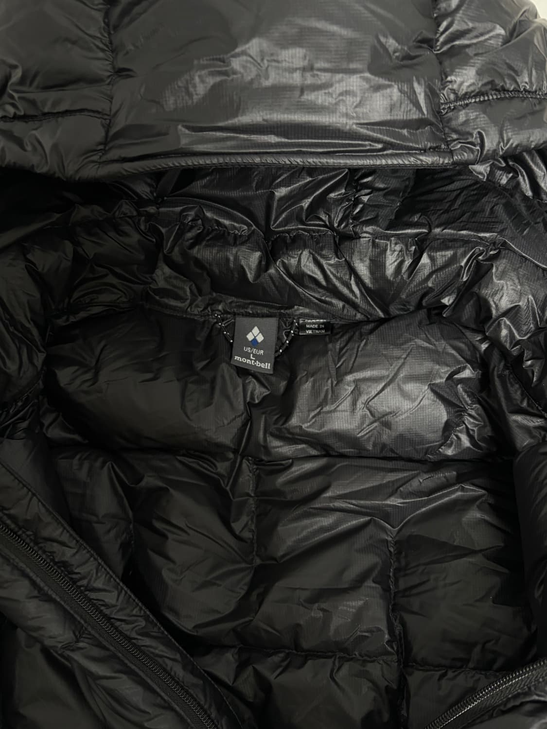 몽벨 플라즈마 1000 알파인 다운 블랙 L 새상품 판매합니다 상품이미지6