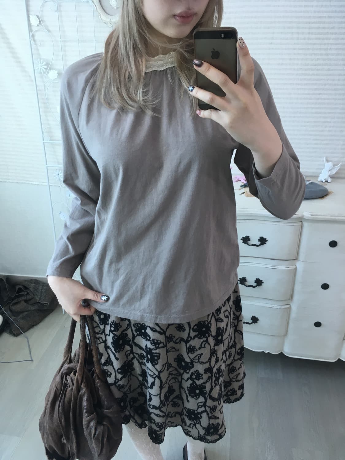 사만사모스투 코코아 모리 레이스 티셔츠 상품이미지3