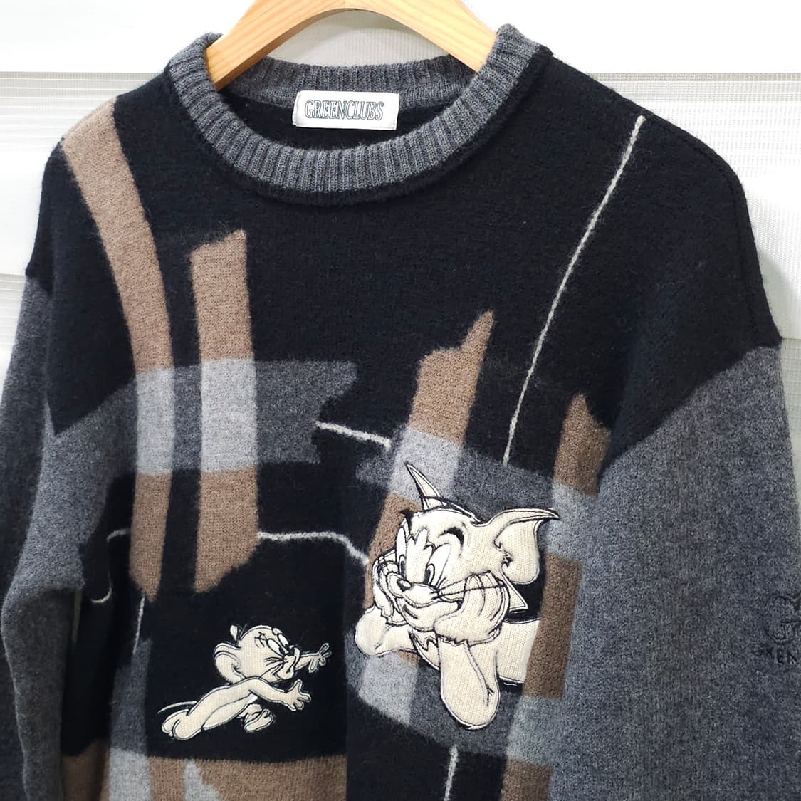 90s GREENCLUBS 톰과제리 니트 스웨터- 우먼3 상품이미지2
