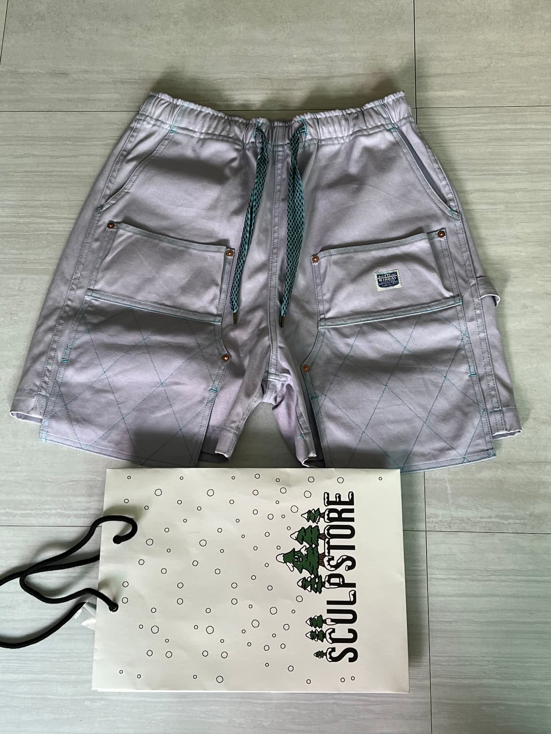 KAPITAL 캐피탈 반바지 10oz Hickory W Knee Easy 상품이미지3