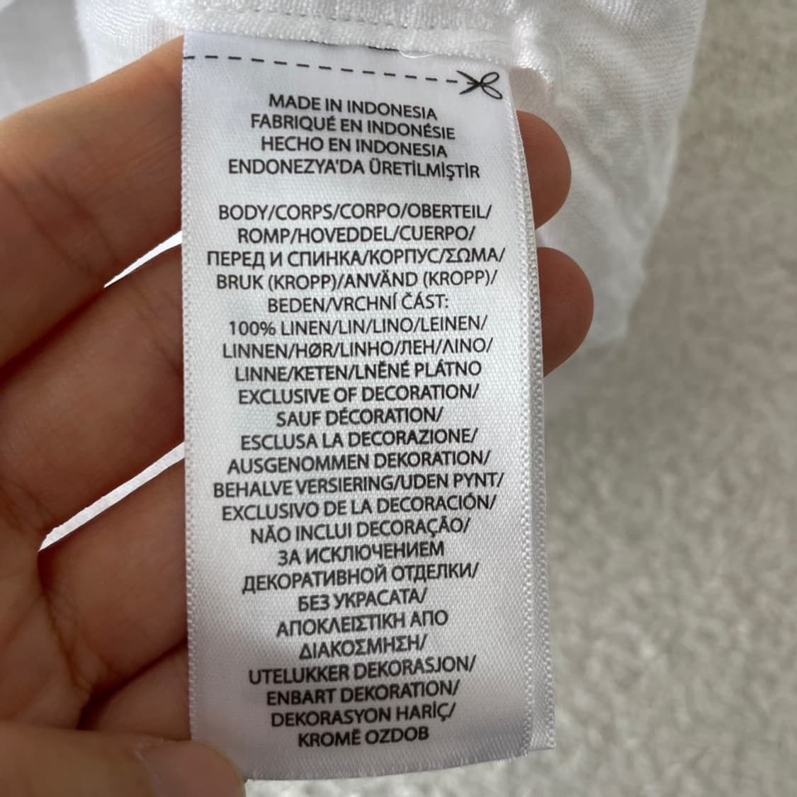 XL 폴로 신형 린넨셔츠 화이트 상품이미지7