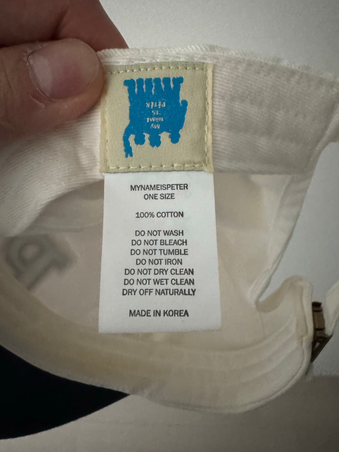 마이네임이즈피터 볼캡 판매합니다 상품이미지2