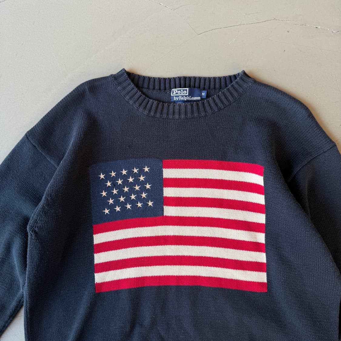 폴로 랄프로렌 성조기 니트 스웨터 상품이미지4