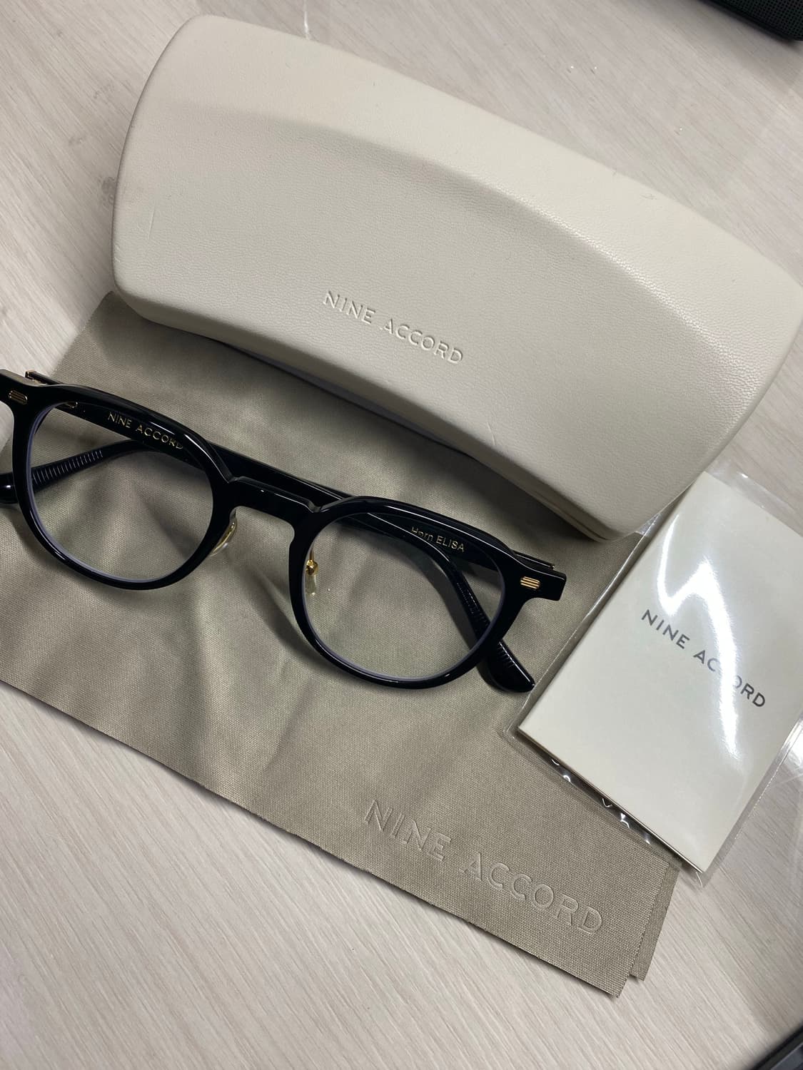 나인어코드 혼엘리사 뿔테안경 (현빈안경) 상품이미지2