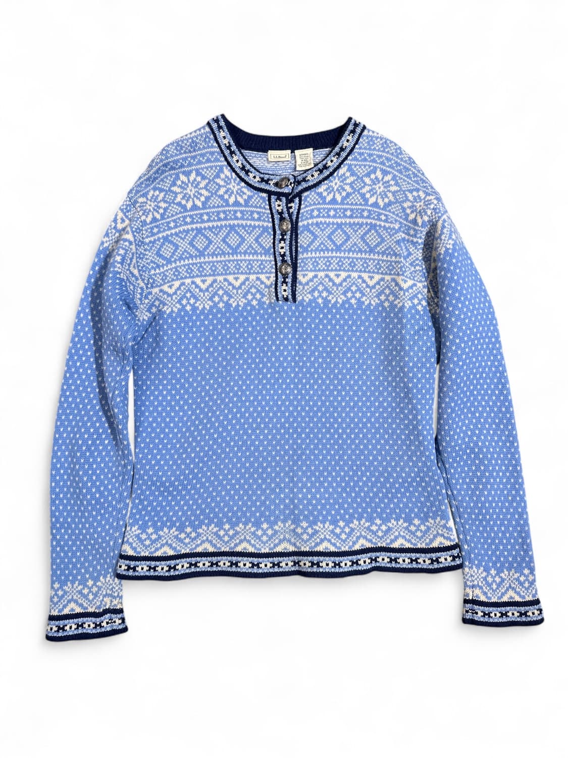 L.L.Bean Merino Wool Nordic Sweater 00‘s 상품이미지1