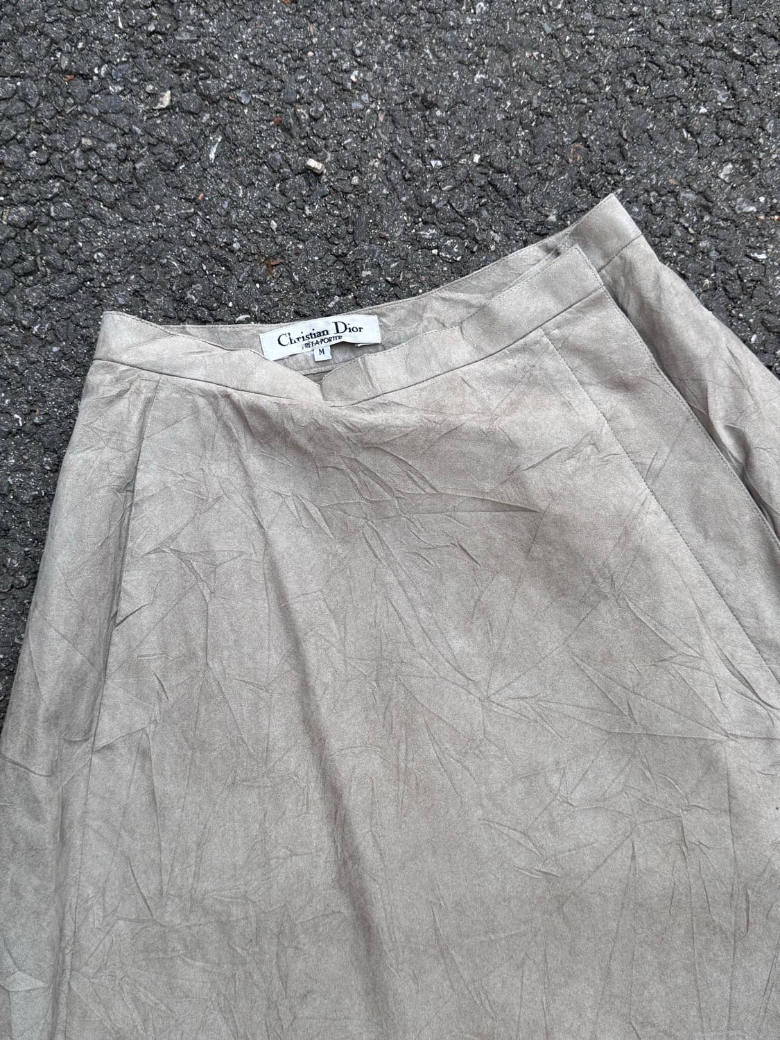 크리스찬 디올 스웨이드 레더 스커트 상품이미지3