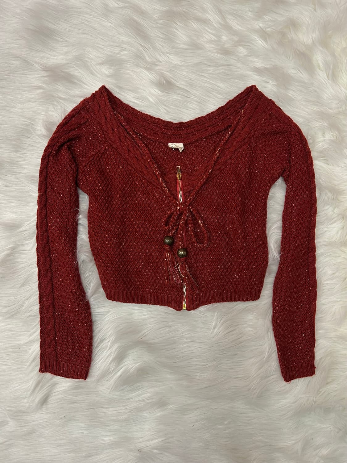 d.i.a detail knit 다이아 끈 디테일 니트 상품이미지1