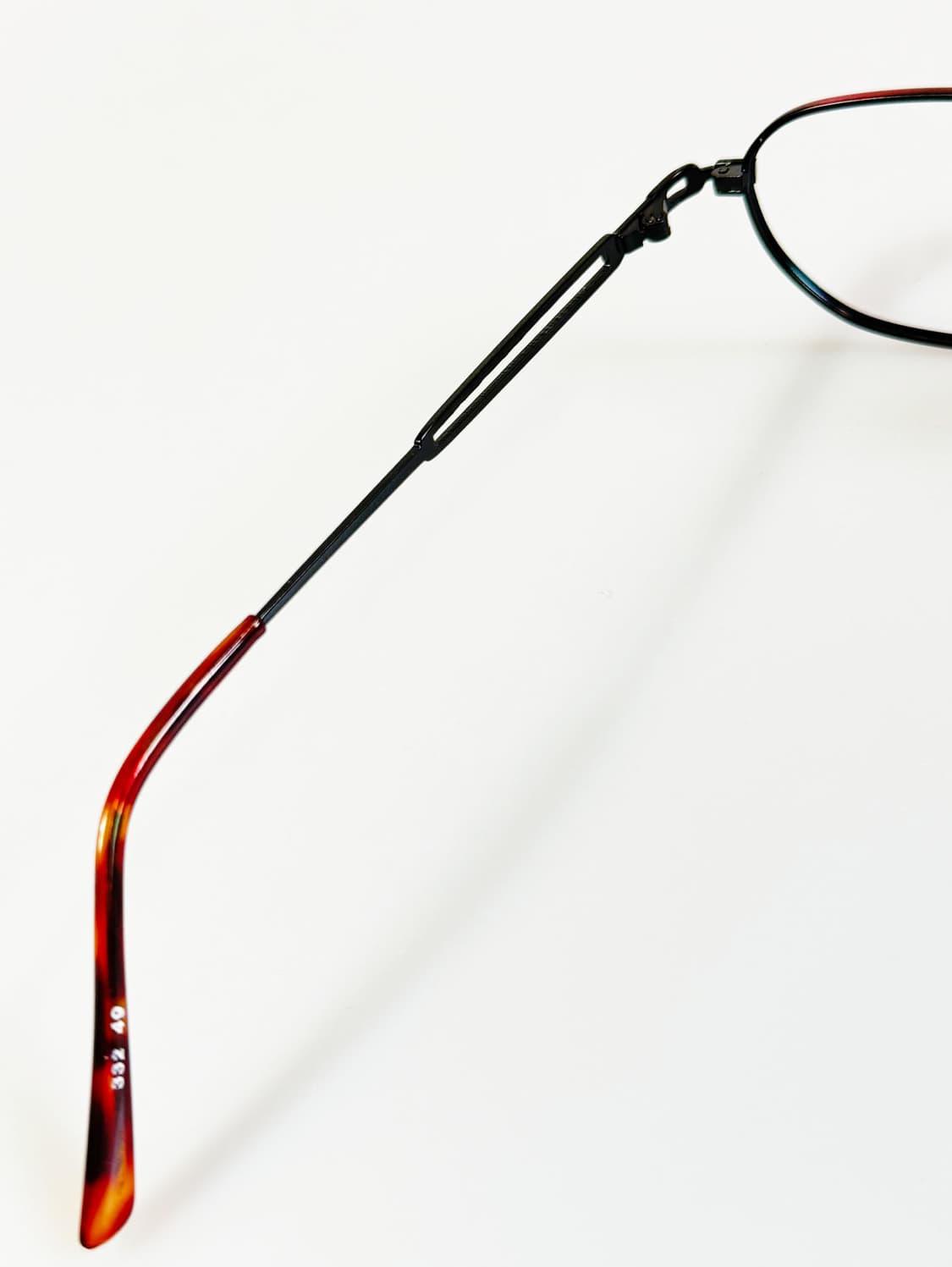 90s PLUS ZOOM 슬림 스퀘어 그라데이션 메탈 빈티지 안경 상품이미지7