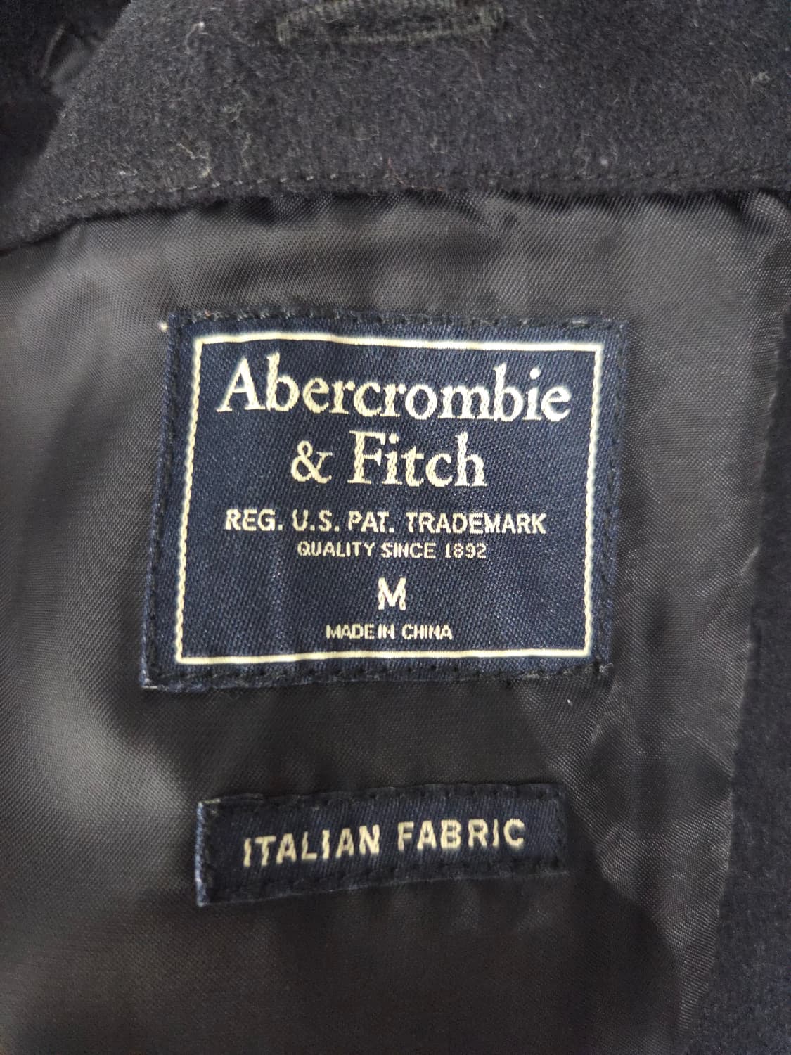 아베크롬비 앤 피치 이탈리안 패브릭 울 피코트 상품이미지7