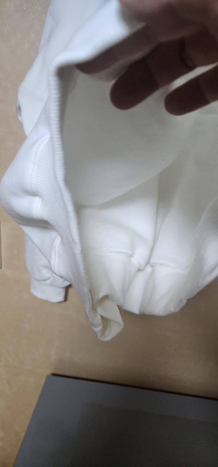 fmj 남성 오버핏 기모안감 후드티셔츠 새거! L사이즈 상품이미지3