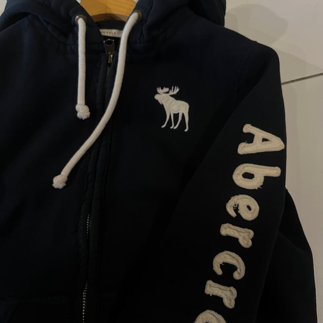 아베크롬비 산양 네이비 후드집업 상품이미지2