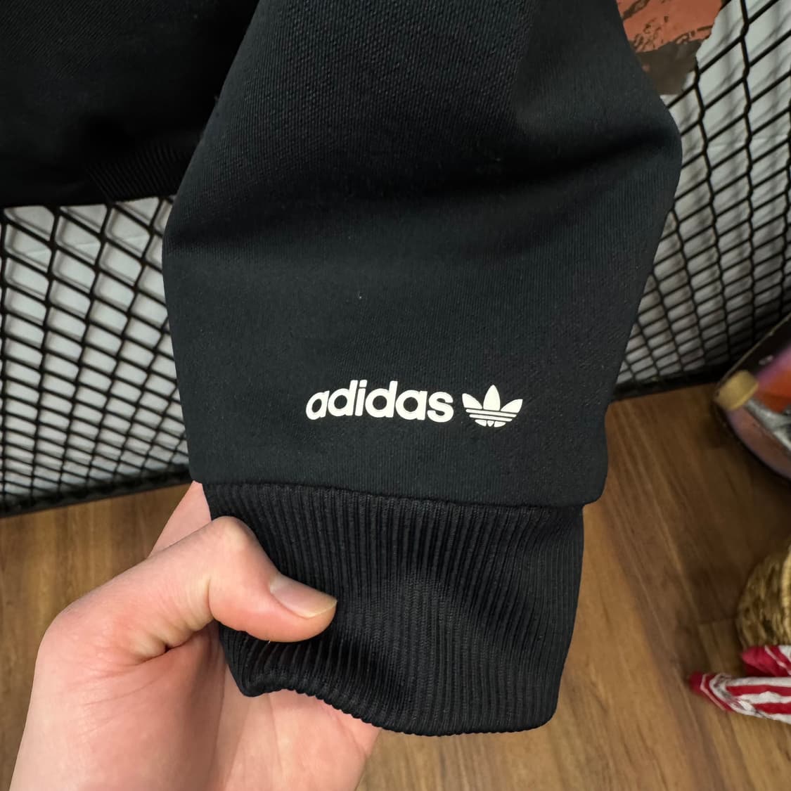 21 F/W 아디다스 바시티 자켓 후면 그래픽 심볼 포인트 블랙 상품이미지6