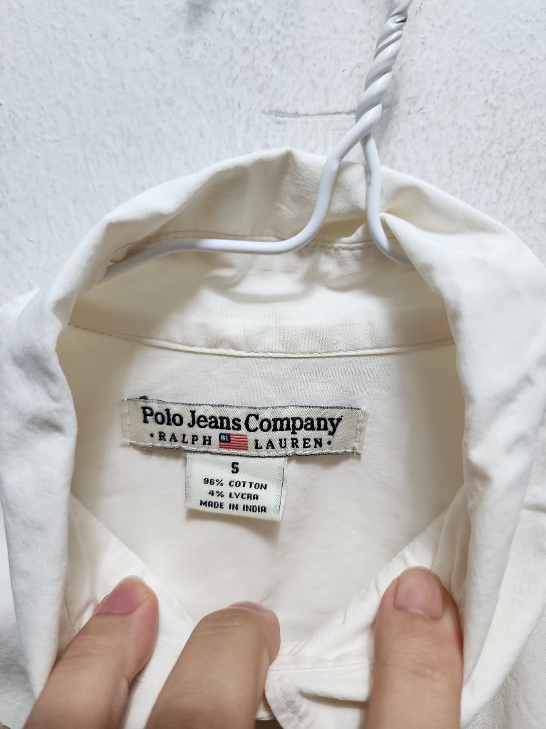 폴로 화이트 셔츠 상품이미지4