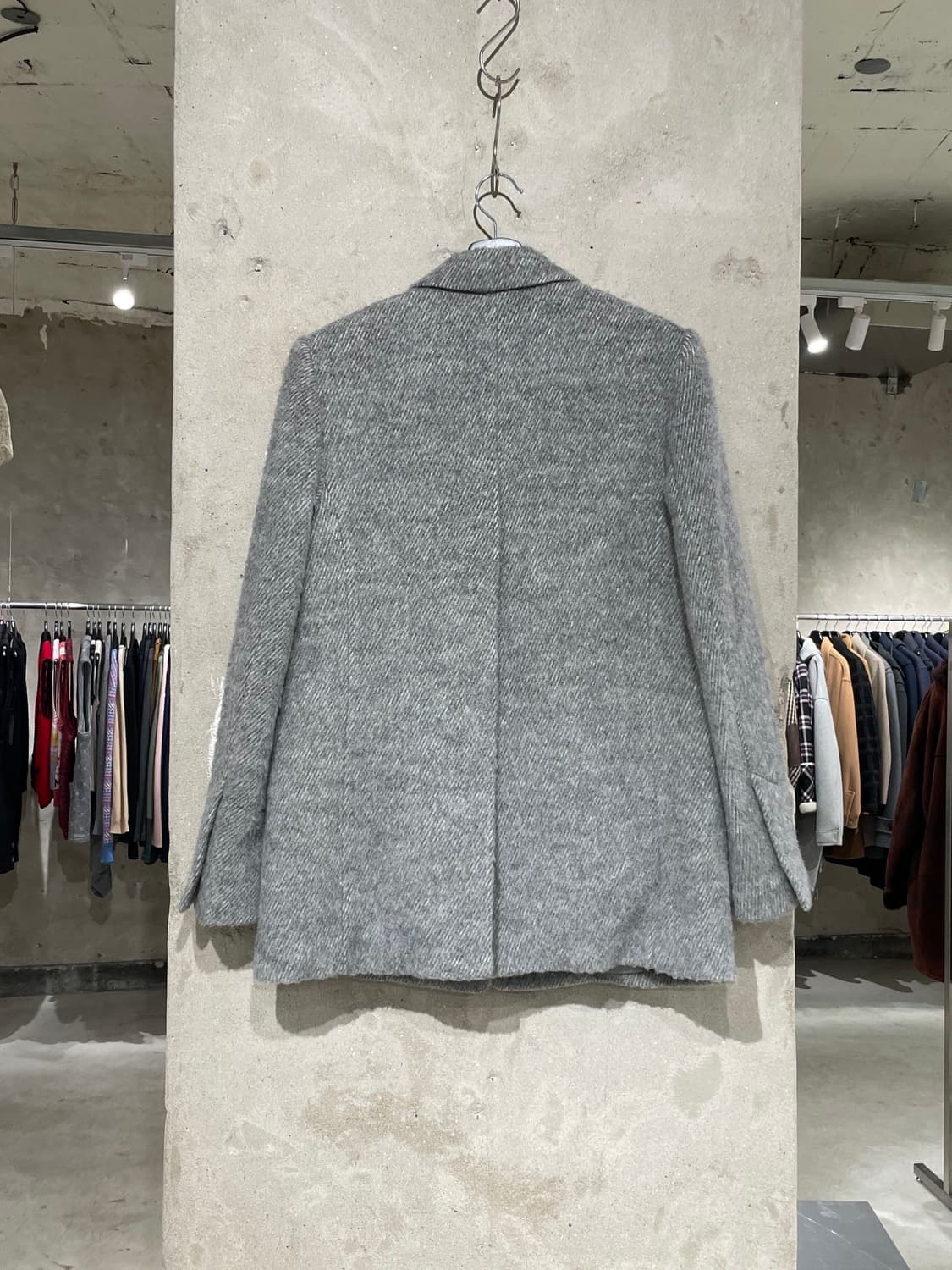 헬무트랭 그레이 스트레치 아칼릭 울 2B 블레이저 자켓 상품이미지6