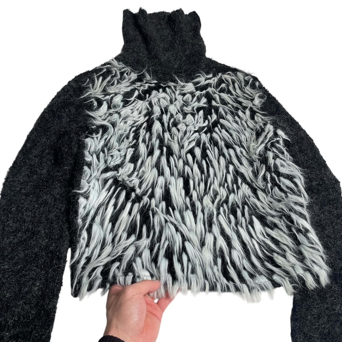 Antoine 모헤어 블렌드 화이트 퍼 니트(france made) 상품이미지4