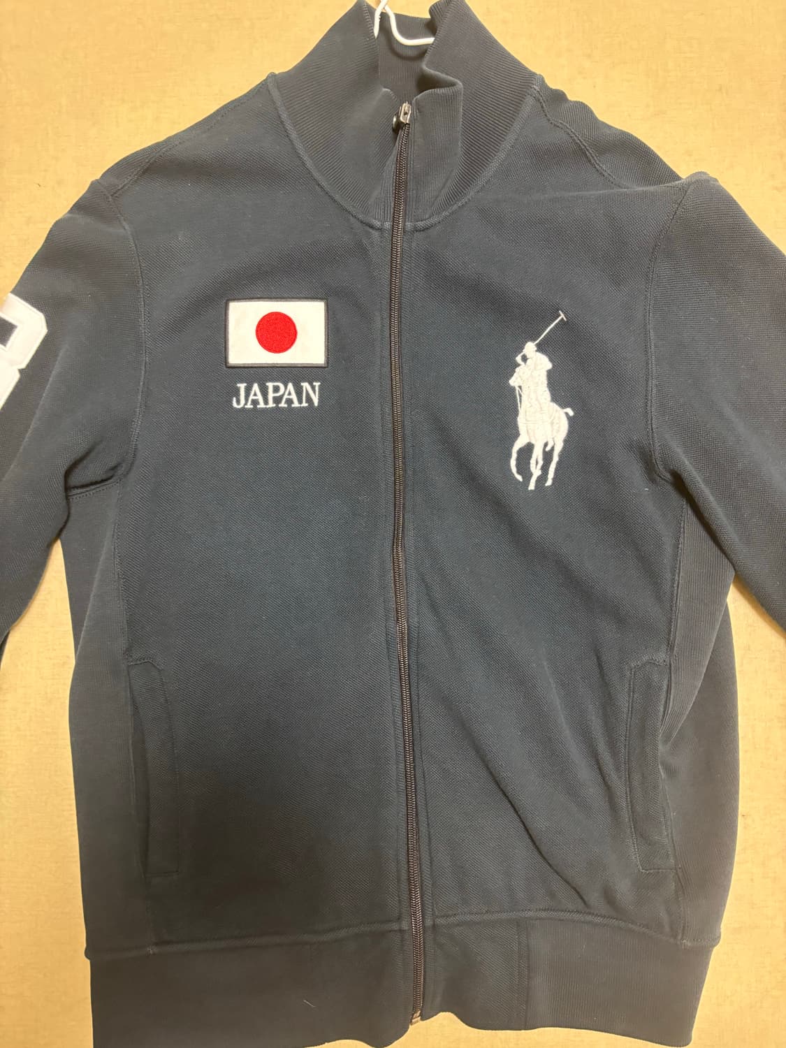 폴로 빅포니 집업 일본 플래그 블랙 상품이미지1