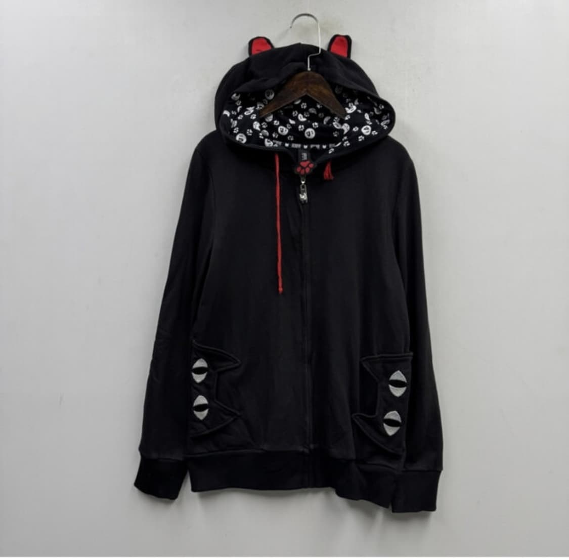 펑크 네코 고양이 후드집업 상품이미지6