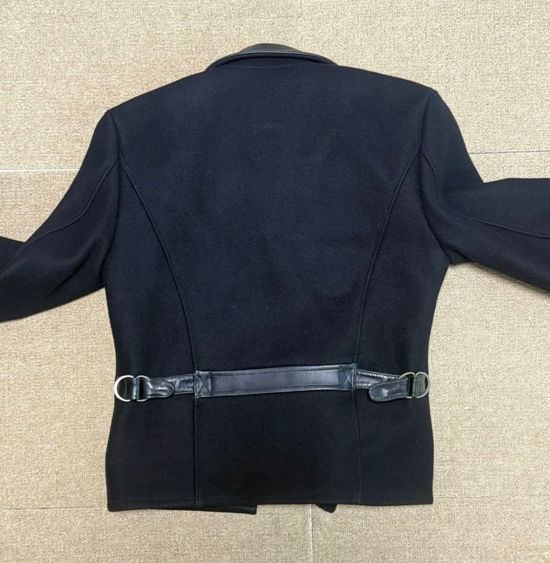 빈티지 페로우즈 레더카라 울 레더자켓(범블비 스포츠웨어) 상품이미지3