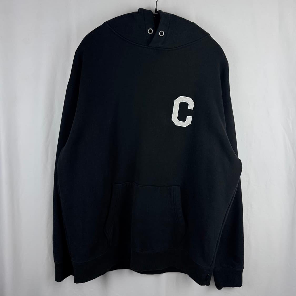 (L) 커버낫 C로고 후드 티 블랙 상품이미지2