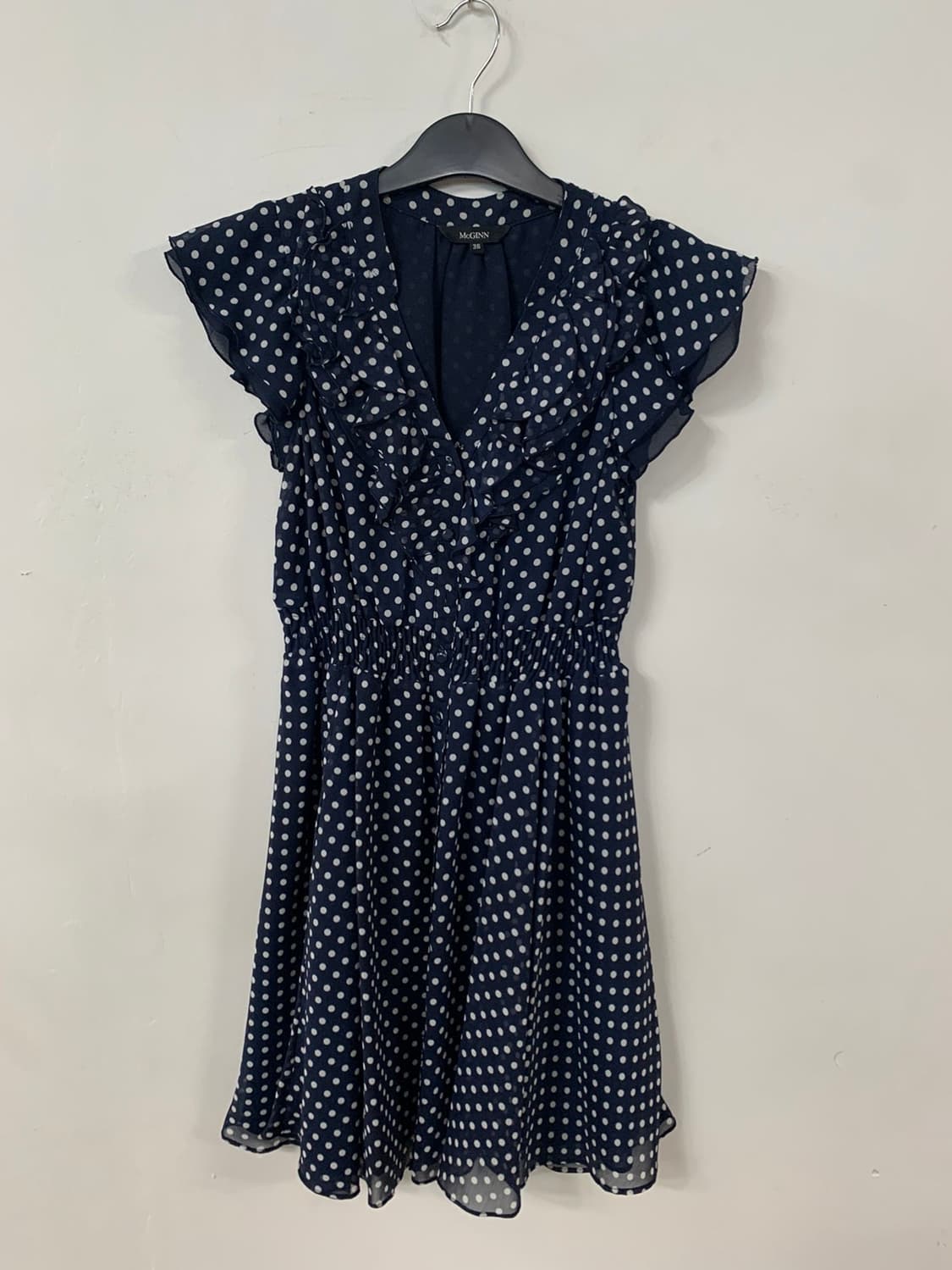 매긴나잇브릿지 도트 민소매 원피스55 상품이미지1