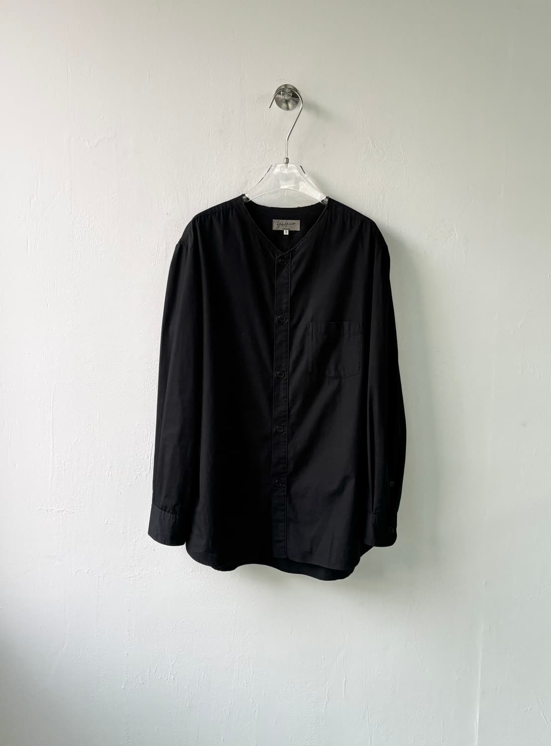 요지야마모토 뿌르옴므 컷아웃 셔츠  상품이미지1