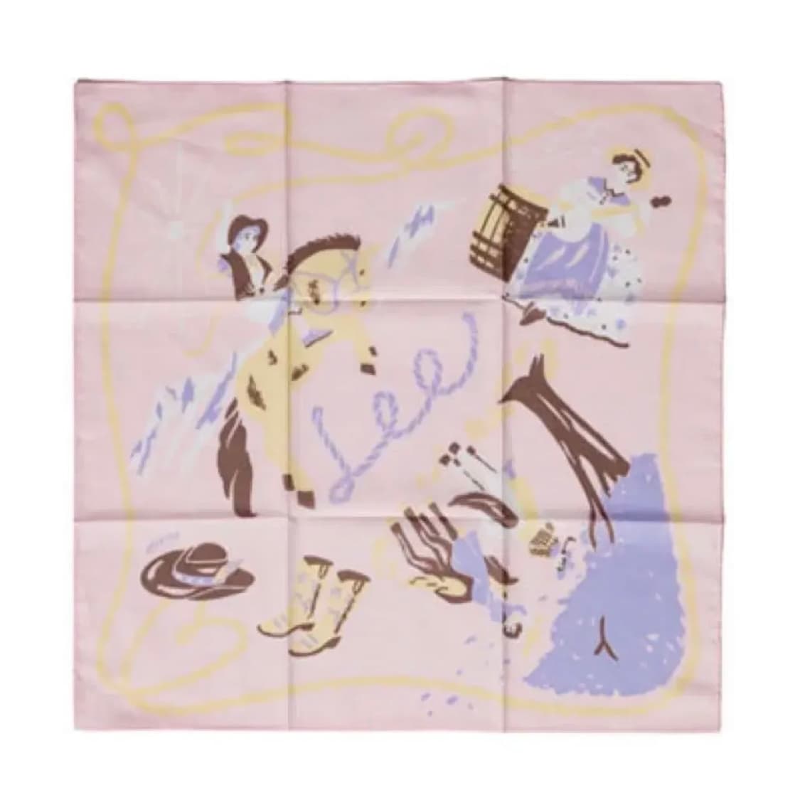 (OS) Lee 리재팬 X 미모에 일러스트 반다나 상품이미지1