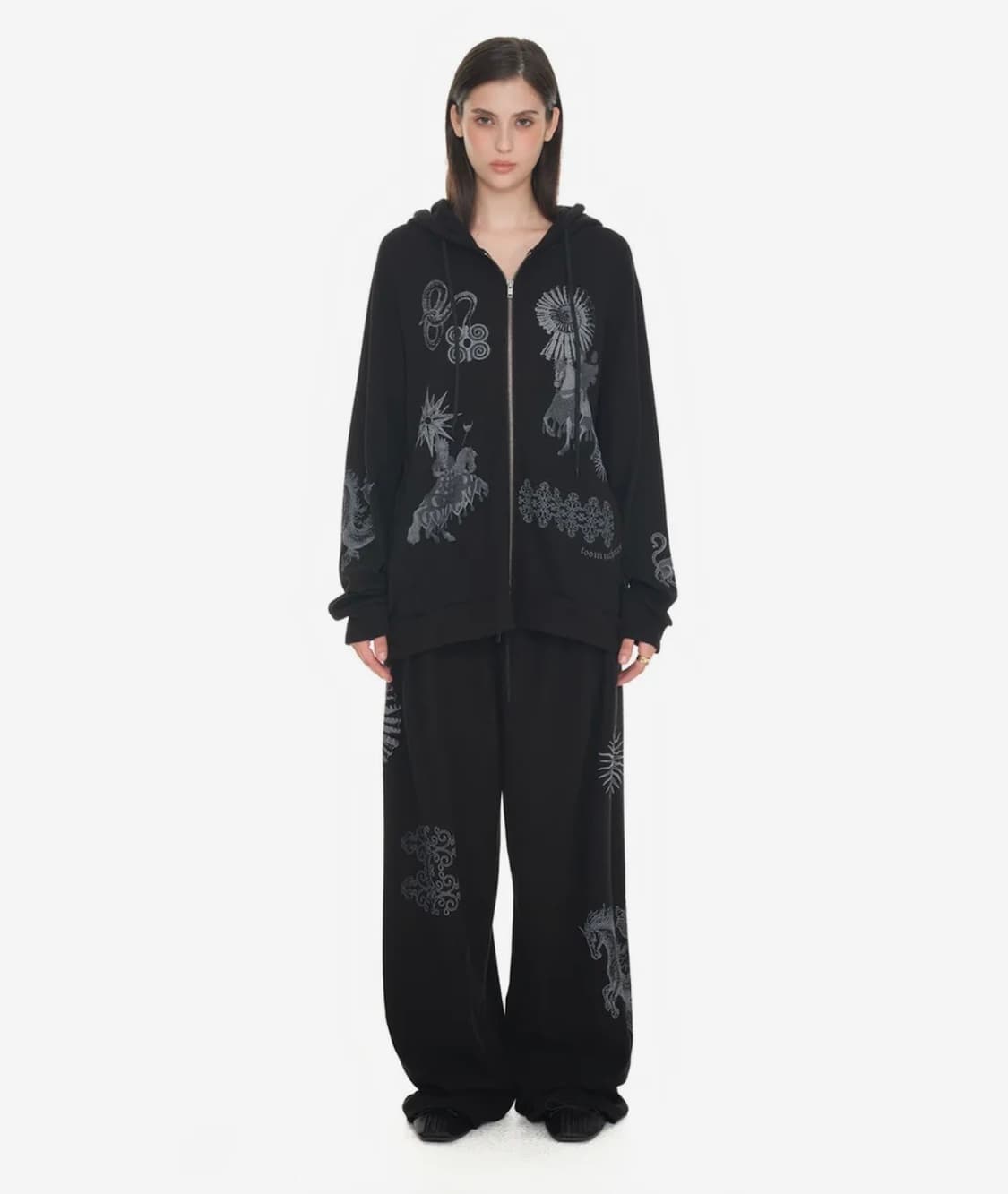 투머치택스 후드집업 바지 세트 상품이미지1