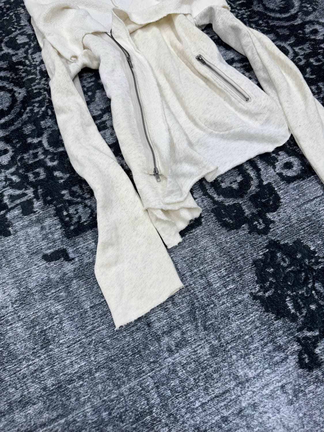 Unknown asymmetric rider sweat zip up 상품이미지4